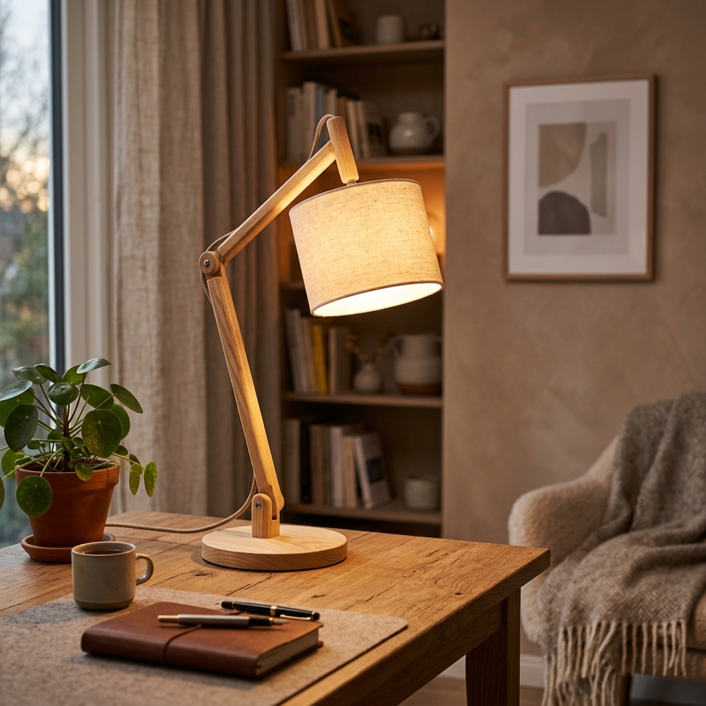Lampu Meja Aesthetic Warm Light